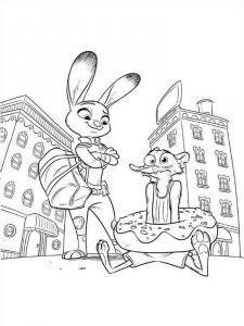 Zootopia coloring page 9 - Free printable
