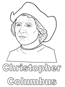 Christopher Columbus coloring page 3 - Free printable