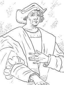 Christopher Columbus coloring page 6 - Free printable
