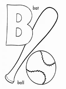 ABC Alphabet coloring page 28 - Free printable