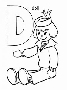 ABC Alphabet coloring page 30 - Free printable