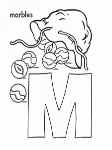 ABC Alphabet coloring page 39 - Free printable