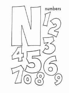 ABC Alphabet coloring page 40 - Free printable