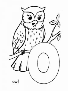 ABC Alphabet coloring page 41 - Free printable