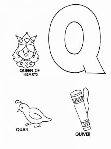 ABC Alphabet coloring page 43 - Free printable