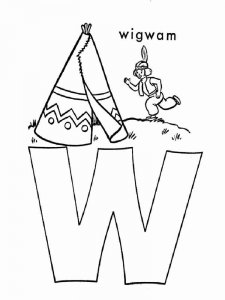 ABC Alphabet coloring page 49 - Free printable