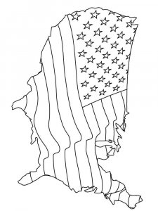 America coloring page 2 - Free printable