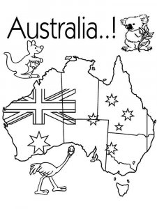 Australia coloring page 12 - Free printable