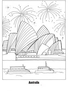 Australia coloring page 7 - Free printable
