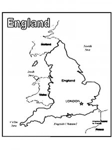 England coloring page 8 - Free printable