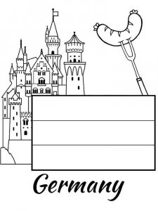 Germany coloring page 11 - Free printable