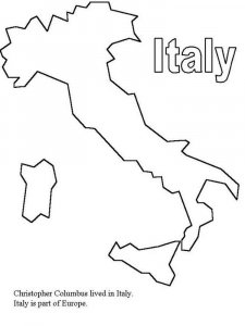 Italy coloring page 5 - Free printable