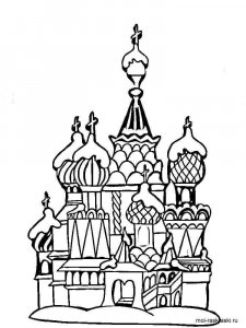 Russia coloring page 16 - Free printable