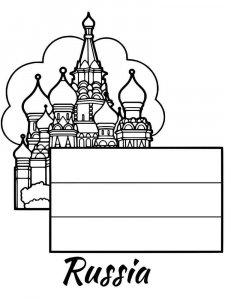 Russia coloring page 6 - Free printable