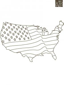 USA coloring page 7 - Free printable
