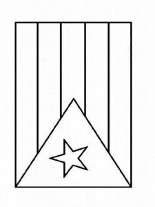 Flags of Countries coloring page 27 - Free printable