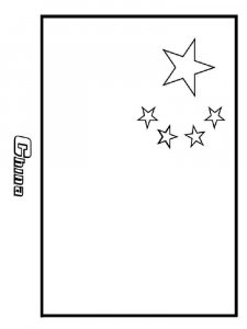 Flags of Countries coloring page 3 - Free printable