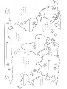 Geography coloring page 11 - Free printable