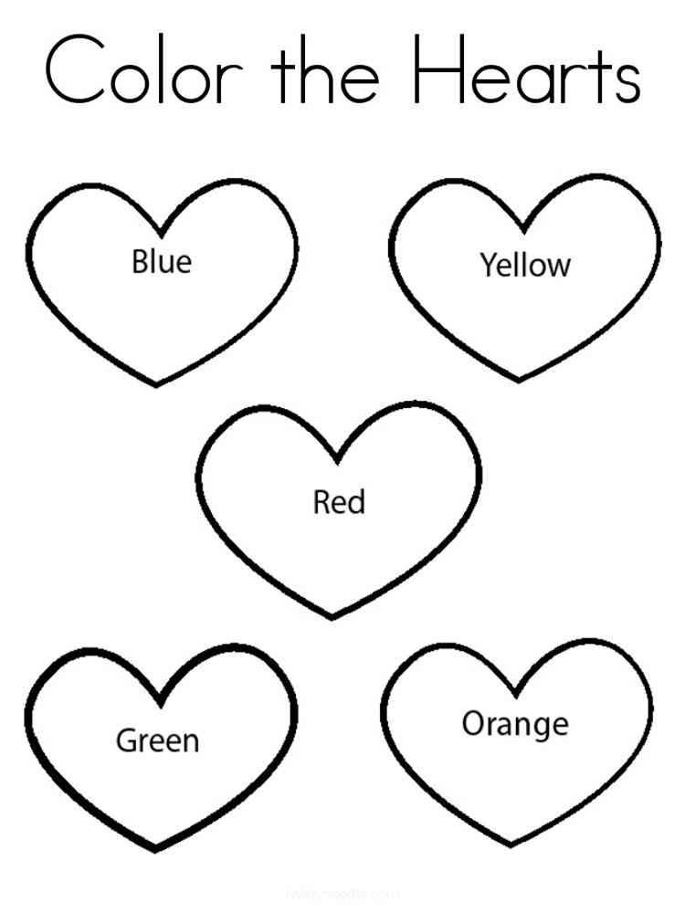 Learning Colors coloring pages Download and print