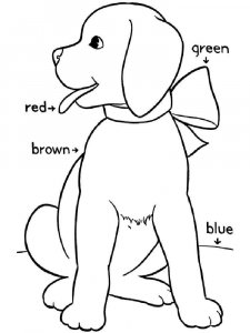 Learning Colors coloring page 2 - Free printable