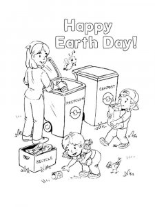 Recycling coloring page 13 - Free printable