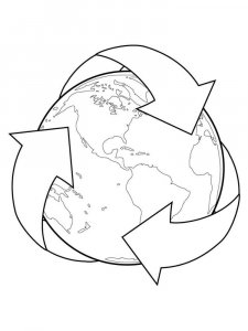 Recycling coloring page 17 - Free printable
