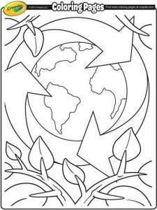 Recycling coloring page 3 - Free printable