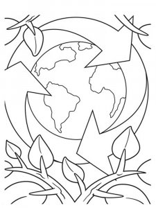 Recycling coloring page 4 - Free printable