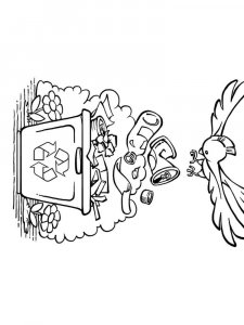Recycling coloring page 8 - Free printable