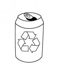 Recycling coloring page 9 - Free printable