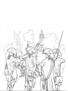 Revolutionary War coloring page 6 - Free printable
