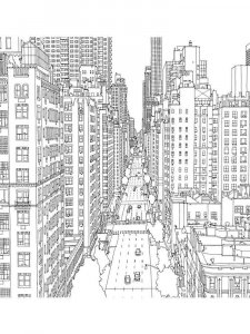 New York coloring page 5 - Free printable