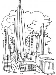 New York coloring page 6 - Free printable
