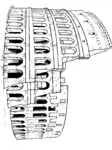 Rome coloring page 4 - Free printable
