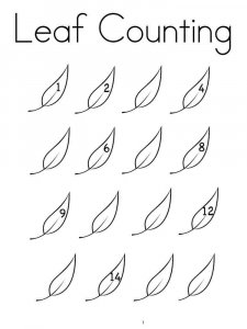 Counting coloring page 8 - Free printable