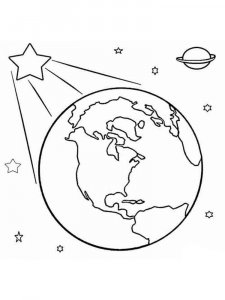 Earth coloring page 11 - Free printable