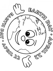 Earth coloring page 7 - Free printable