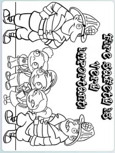 Fire Safety coloring page 9 - Free printable