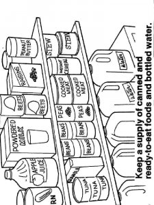 Health and Safety coloring page 7 - Free printable