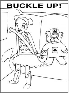 Health and Safety coloring page 9 - Free printable