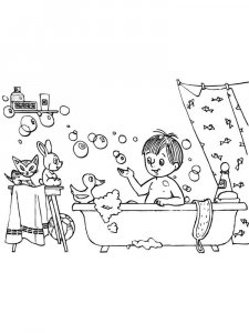 Hygiene coloring page 14 - Free printable