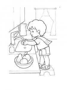 Hygiene coloring page 26 - Free printable