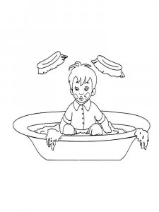 Hygiene coloring page 6 - Free printable