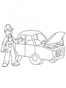 Driver coloring page 22 - Free printable
