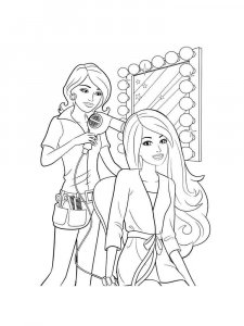 Hairdresser coloring page 5 - Free printable