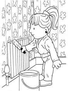 Painter coloring page 10 - Free printable