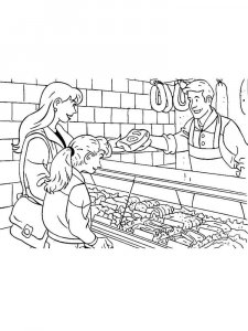 Seller coloring page 10 - Free printable