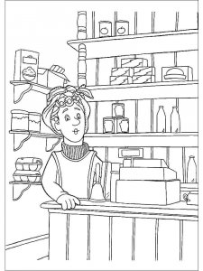 Seller coloring page 11 - Free printable