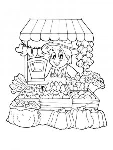 Seller coloring page 20 - Free printable