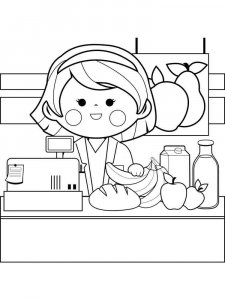 Seller coloring page 21 - Free printable